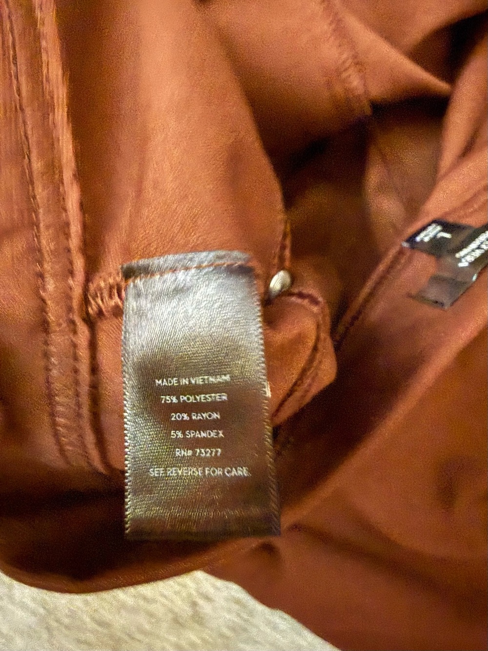 Simply Vera Vera Wang Skinny Pants L Rust
Brown Stretch Work Pants NWOT - Picture 8 of 11